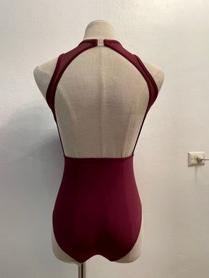 Burgundy Lyrical Costume Girl Size 12