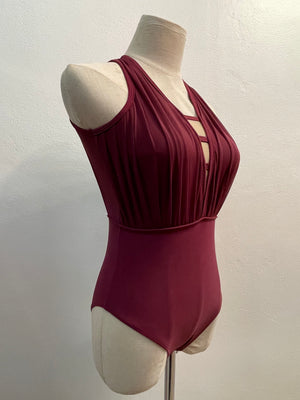 Burgundy Lyrical Costume Girl Size 12