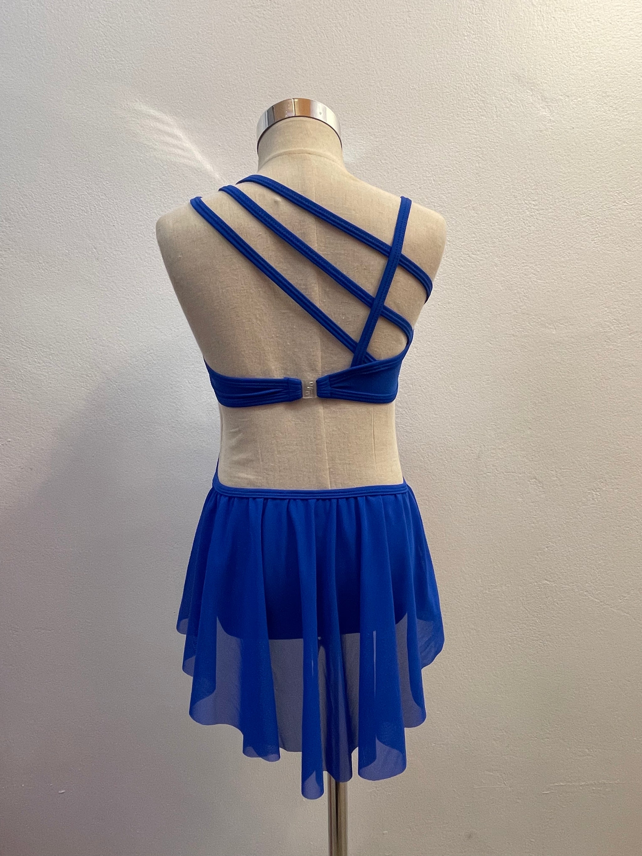 Blue lyrical costume best sale